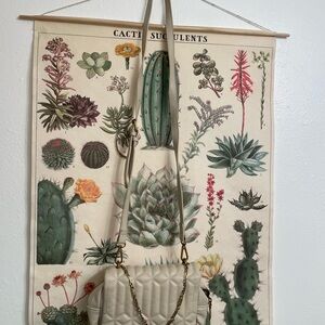 Steve Madden Cream Quilted Bag